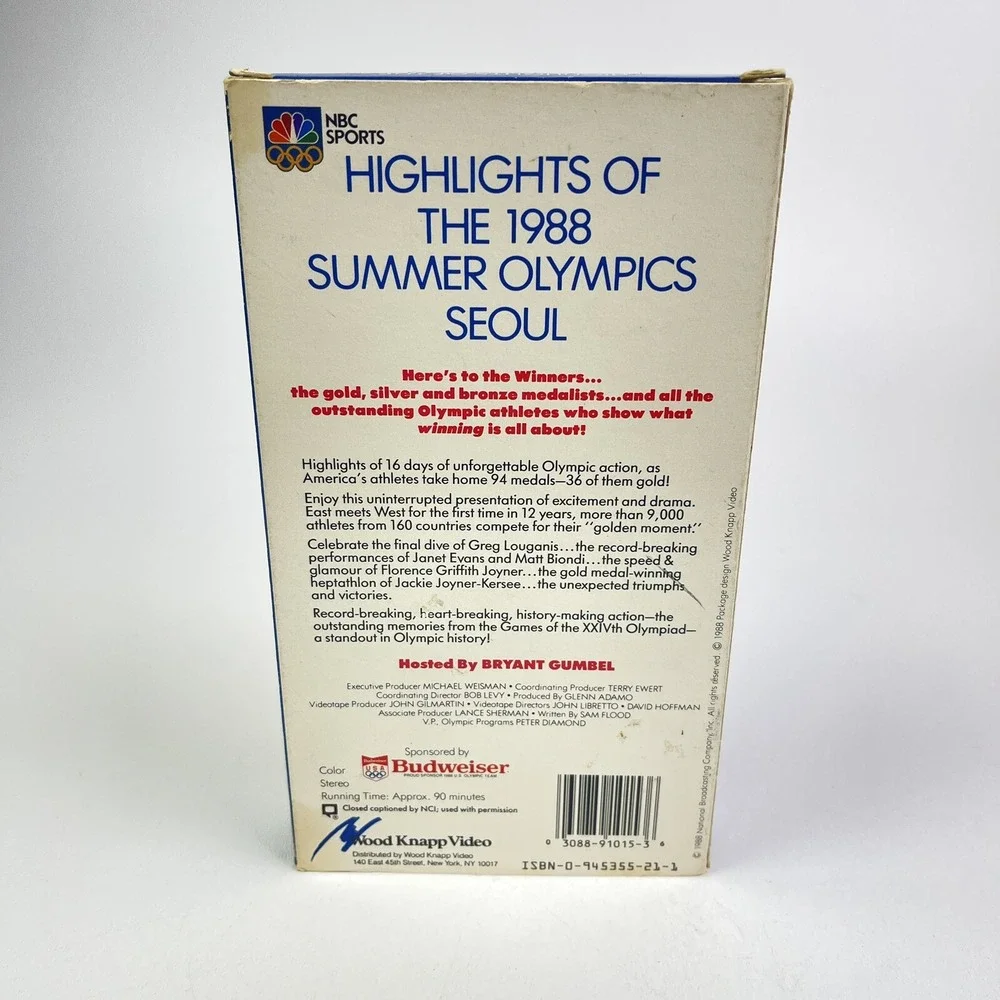 Highlights of the 1988 Summer Olympics Seoul NBC Sports VHS